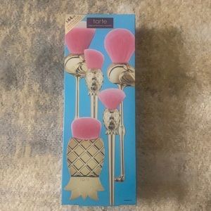 TARTE flamingo makeup brush set